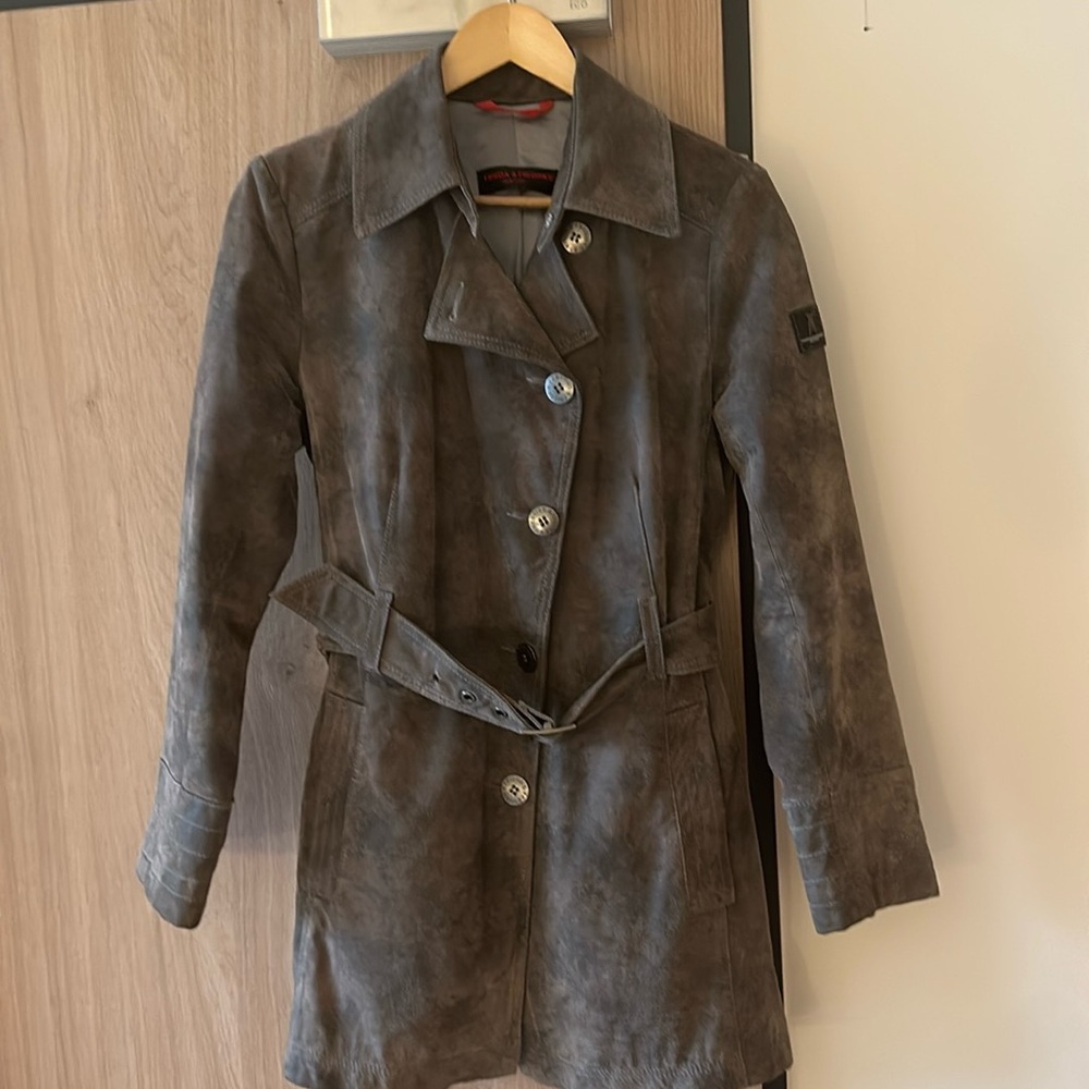 Like New Small Frieda & Freddie’s Green Leather Jacket